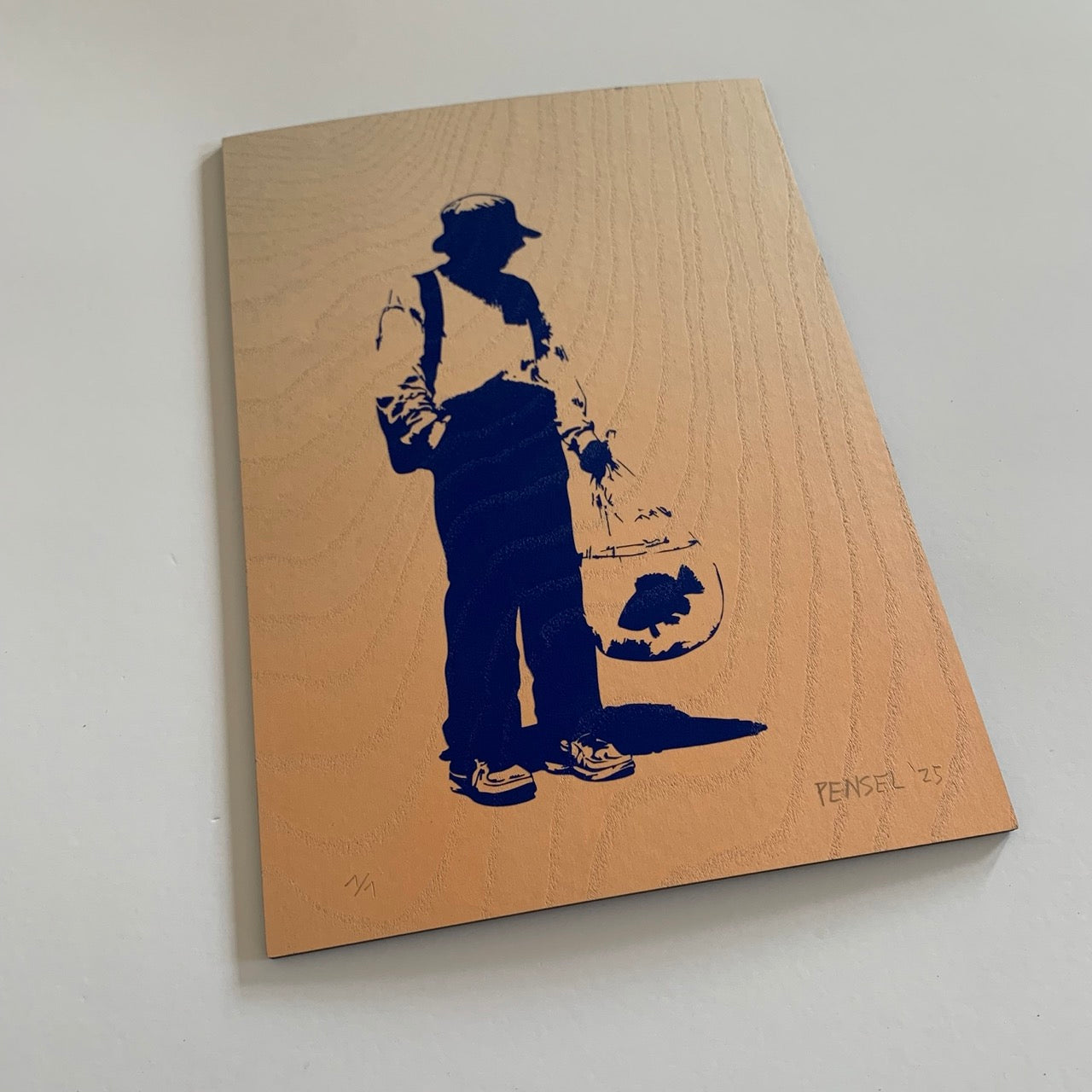 Homme avec un poisson