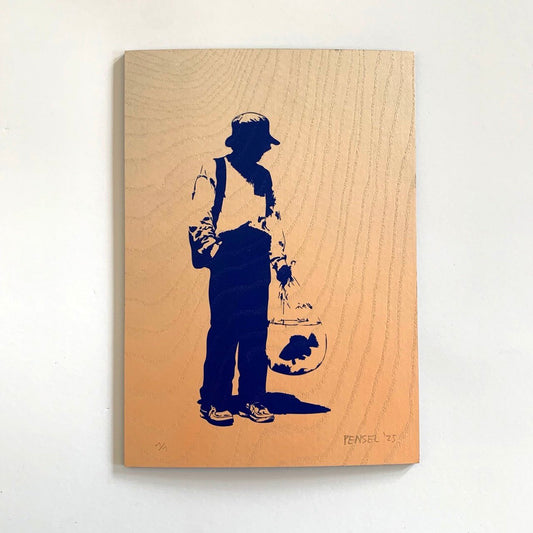 Homme avec un poisson